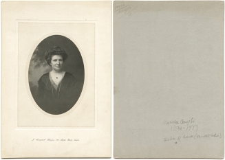Isabella Arrighi Portrait - front & back